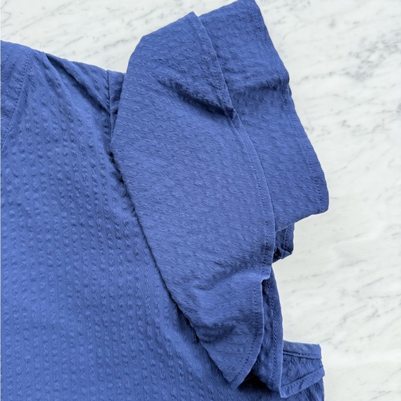 Vineyard Vines Harbor Performance Flutter Sleeve Dress Sz L - Picture 6 of 7